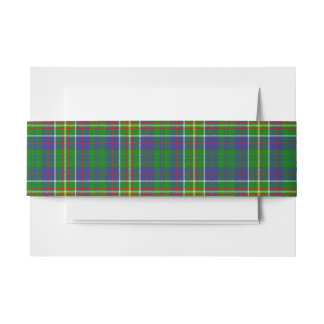 Hunter Schotse Tartan Buikband Uitnodigingen Wikkel