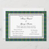 Hunter Scottish Wedding Invitation Kaart (Voorkant)