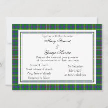 Hunter Scottish Wedding Invitation