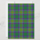 Hunter Scottish Wedding Invitation Kaart (Achterkant)