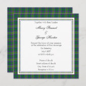 Hunter Scottish Wedding Square Uitnodiging (Voorkant / Achterkant)