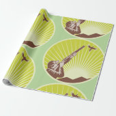 Hunter Shooting A Goose Cadeaupapier (Uitgerold)