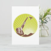 Hunter Shooting A Goose Kaart (Staand voorkant)