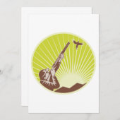 Hunter Shooting A Goose Kaart (Voorkant / Achterkant)