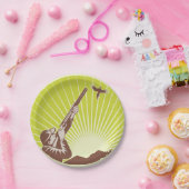 Hunter Shooting A Goose Papieren Bordje (Feest)