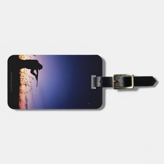 Hunter Silhouette Bagagelabel (Voorkant horizontaal)