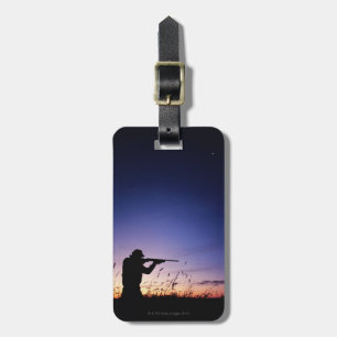 Hunter Silhouette Bagagelabel