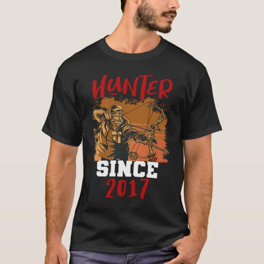 Hunter sinds 2017 t-shirt (Voorkant)