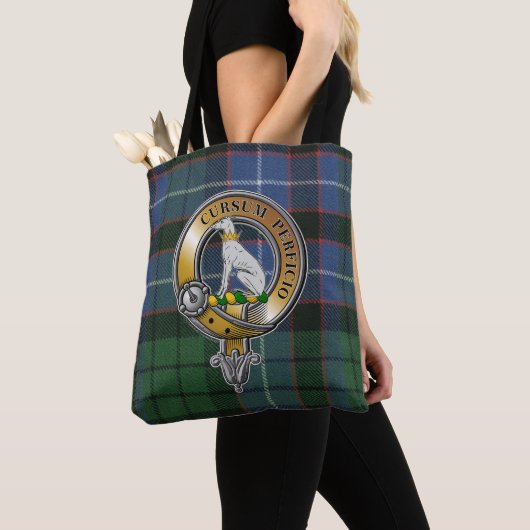 Hunter Tartan & Badge Tote Bag (Dichtbij)