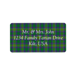 Hunter Tartan Label