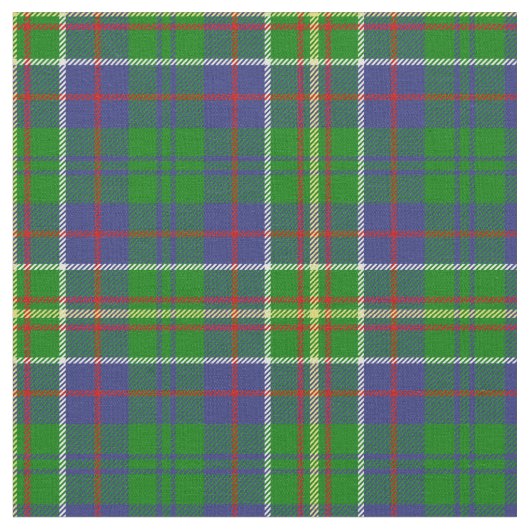 Hunter Tartan Print Stof (Close Up)