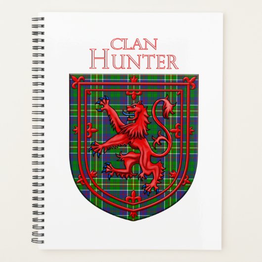 Hunter Tartan Scottish Play Lion Rampant Planner (Voorkant)