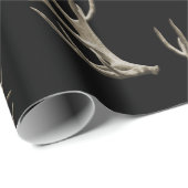 Hunter Theme Deer Antlers Gift Wrap Cadeaupapier (Rol Hoek)
