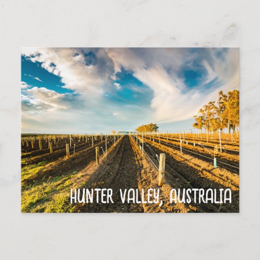 Hunter Valley, Australië Briefkaart (Voorkant)