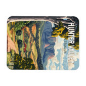 Hunter Valley Australië Reis Kunst Vintage Magneet (Horizontaal)