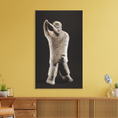 Hunter, van Cape Dorset Canvas Afdruk (Insitu (Woonkamer))