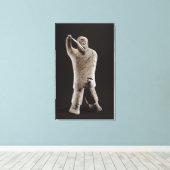 Hunter, van Cape Dorset Canvas Afdruk (Insitu (Houten vloer))