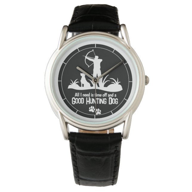 Hunter Watch Hunter Quote Mannen Horloge (Voorkant)
