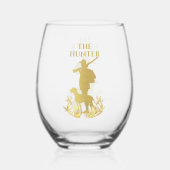 Hunter Wijnglas Zonder Voet (Achterkant)