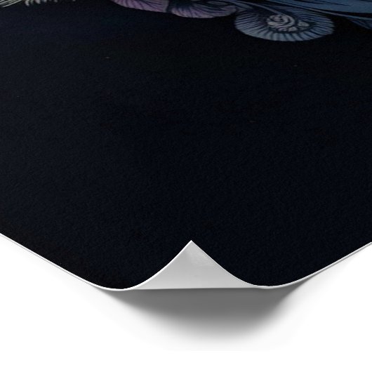 Hunter Wolf Illustratie Poster (Hoek)