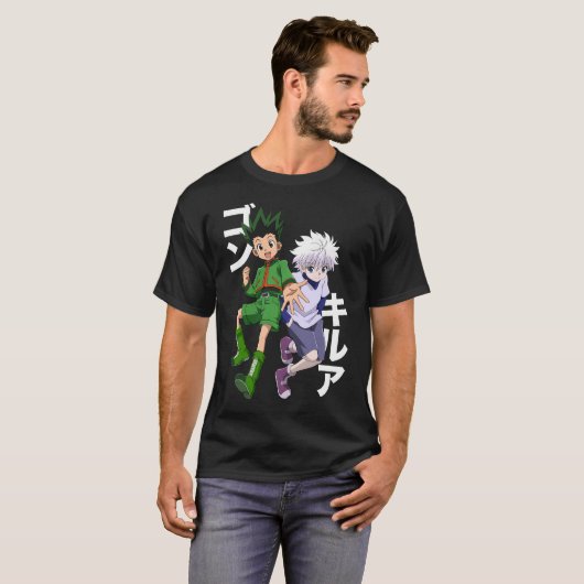 Hunter X Hunter Gon en Killua T-shirt (Voorkant volledig)