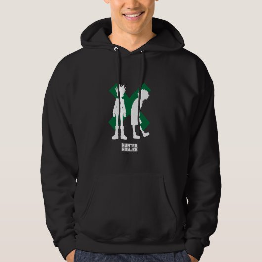 Hunter X Hunter Gon Freecss en Killua Silhouettes Hoodie (Voorkant)