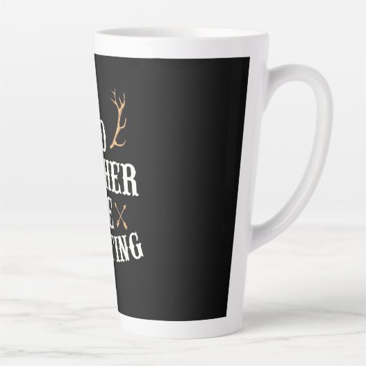 Hunter zou eerder jagen latte mok (Rechts)