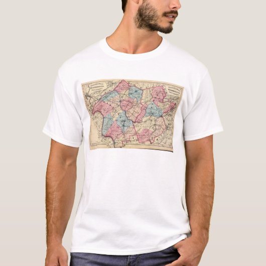Hunterdon, Somerset Cos, NJ T-shirt (Voorkant)