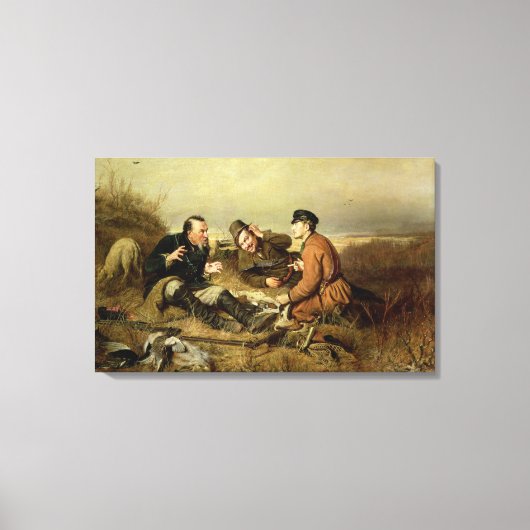 Hunters, 1816 canvas afdruk (Voorkant)
