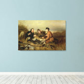 Hunters, 1816 canvas afdruk (Insitu (Houten vloer))