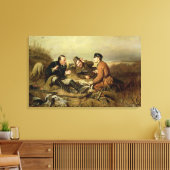 Hunters, 1816 canvas afdruk (Insitu (Woonkamer))