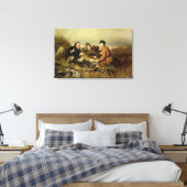 Hunters, 1816 canvas afdruk (Insitu (Slaapkamer))