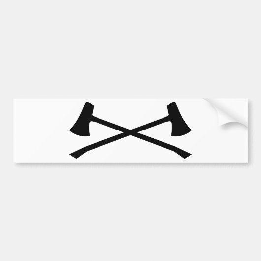 Hunter's Ax Bumpersticker (Voorkant)