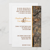 Hunter's Camo Chic Wedding Invitation Kaart (Voorkant / Achterkant)