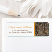 Hunter's Camo Chic Wedding Retourlabel Etiket (Insitu)