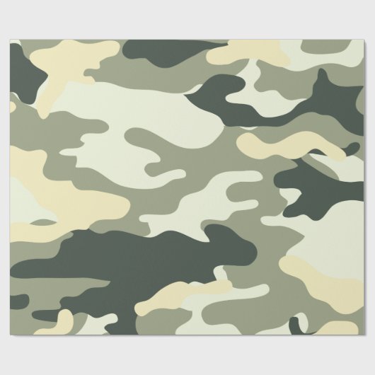 Hunters Camo of Camouflage Pattern Cadeaupapier (Vlak)
