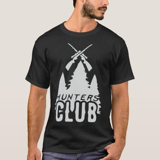 Hunters Club Deer Hunter Duck Hunter Hunter Hunter T-shirt (Voorkant)