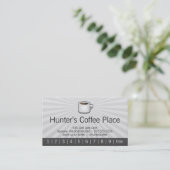 Hunter's Coffee Drink Punch / Loyalty Card (Staand voorkant)