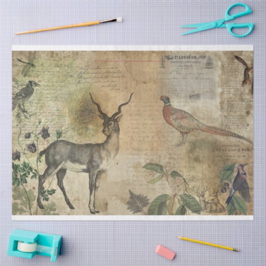 Hunters Collage Decoupage Tissuepapier (Craft)