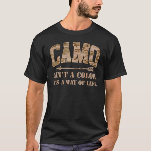 Hunters Deer Camo is geen kleur, maar een manier T-shirt (Voorkant)