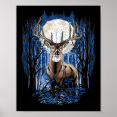 Hunters Deer Hunters Hunting Big Whitetail Buck Poster (Voorkant)