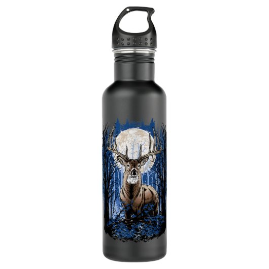 Hunters Deer Hunting Big Whitetail Buck  Waterfles (Voorkant)