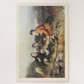 Hunters die de rest nemen legpuzzel (Verticaal)