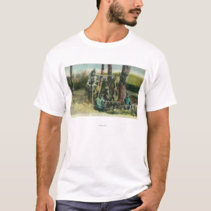 Hunters die het Day WorkLake County tonen, CA T-shirt
