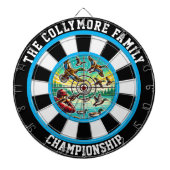 Hunter's Ducks in de kunst van het vliegen Dartbord (Voorkant)