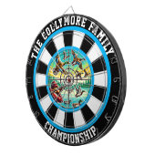 Hunter's Ducks in de kunst van het vliegen Dartbord (Voorkant Rechts)