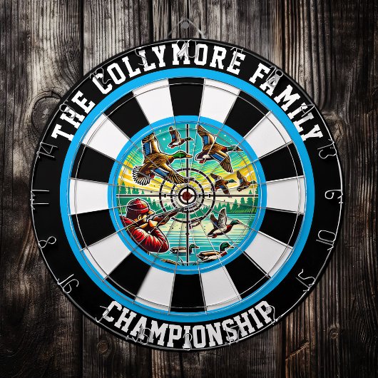 Hunter's Ducks in de kunst van het vliegen Dartbord