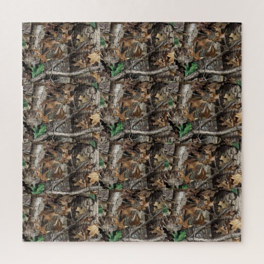 Hunters Forest Tree Camo #1 Puzzle Legpuzzel (Verticaal)