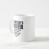 Hunter's gebed Funny Mug Koffiemok (Voorkant links)