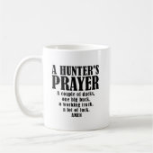 Hunter's gebed Funny Mug Koffiemok (Links)